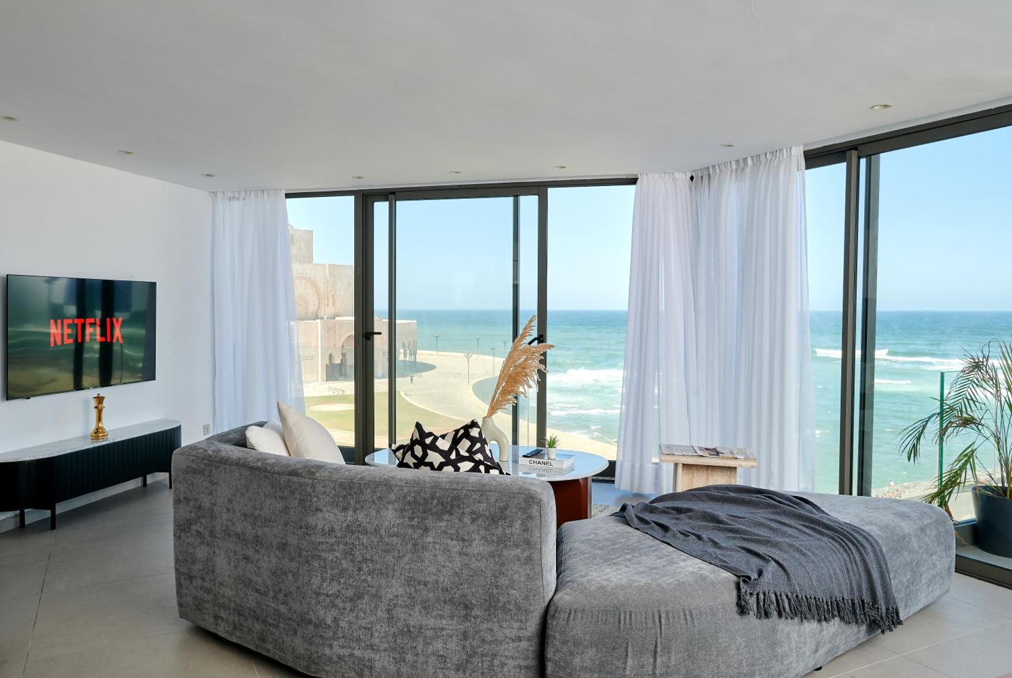 Apartment Sea View B22 -Mosquee Hassan II By Thecasaedition Casablanca Eksteriør billede